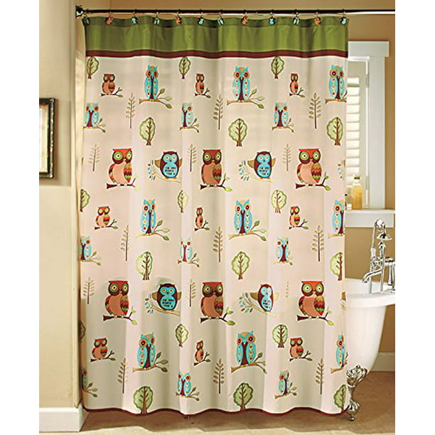 Details about   Owl Thorns Waterproof Bathroom Polyester Shower Curtain Liner Water Resistant